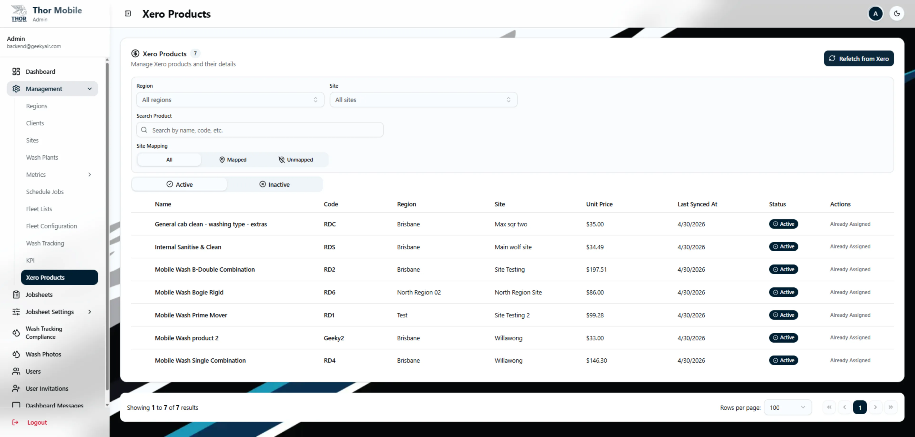 Xero Products